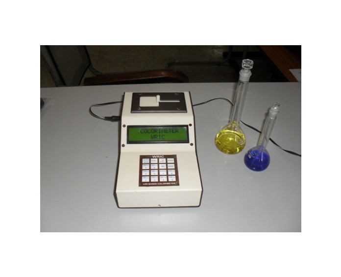Front view of WRIC drift free LED based colorimeter