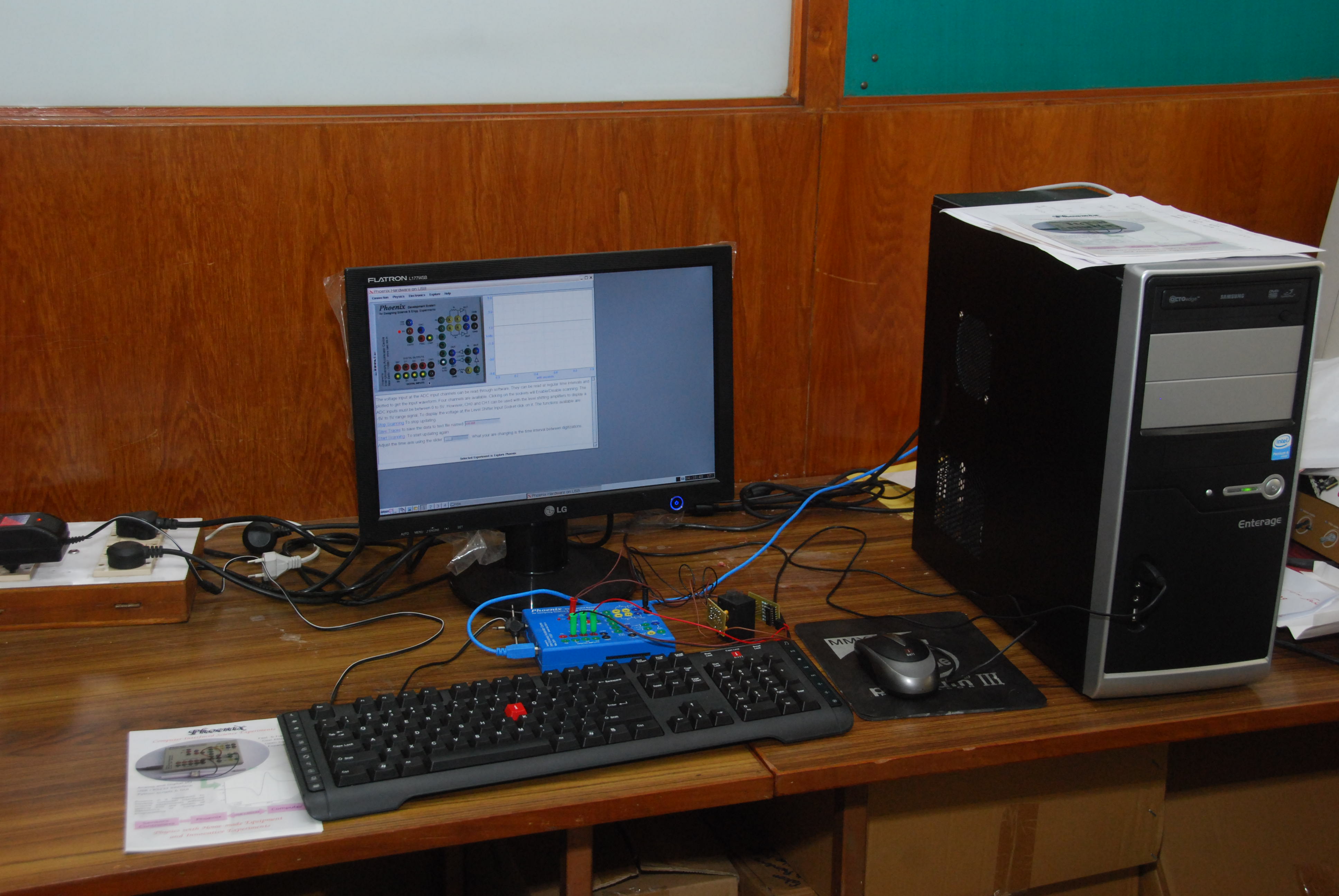 Participants engaging with WRIC-developed laboratory systems