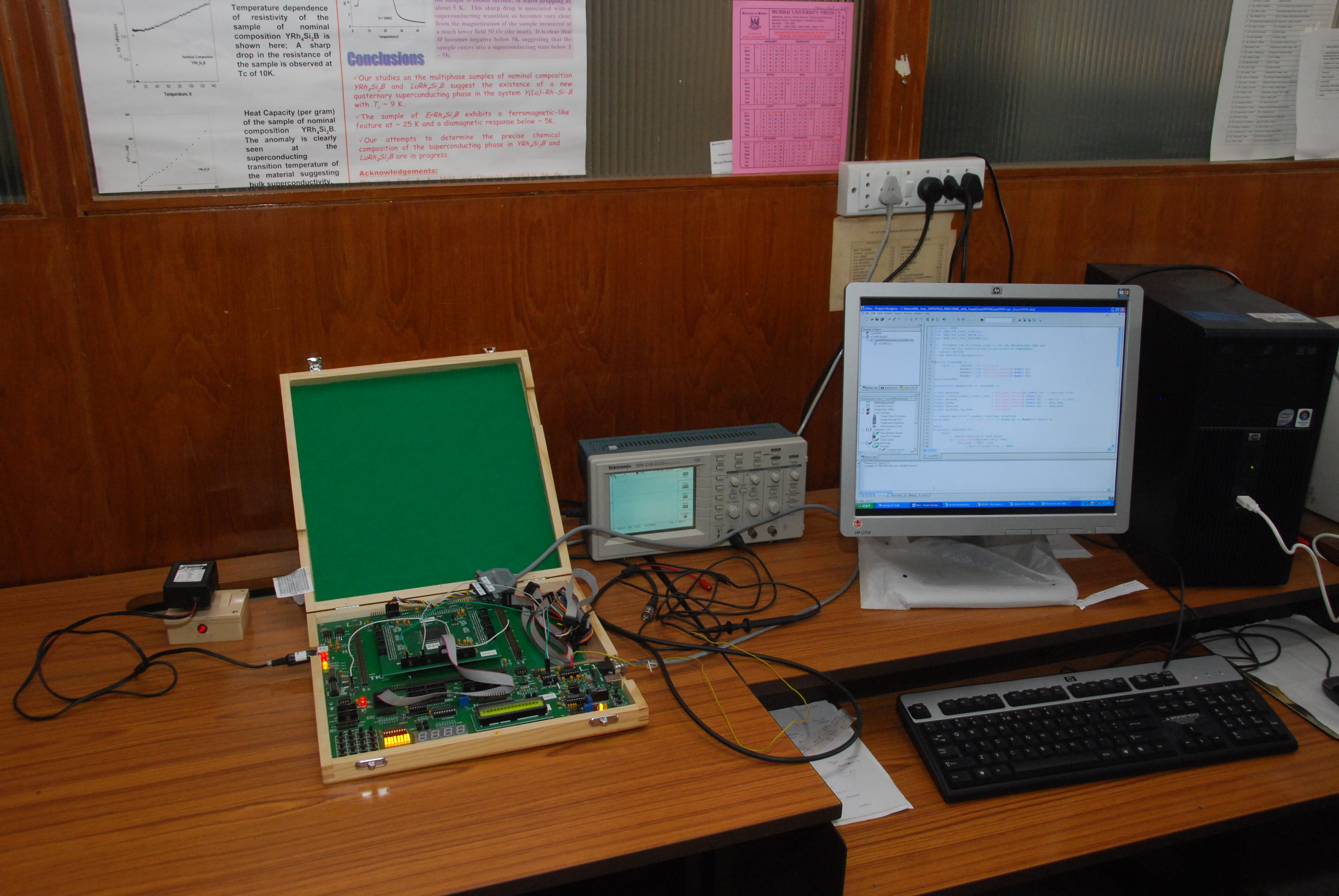 Measurement console for safety mask testing system