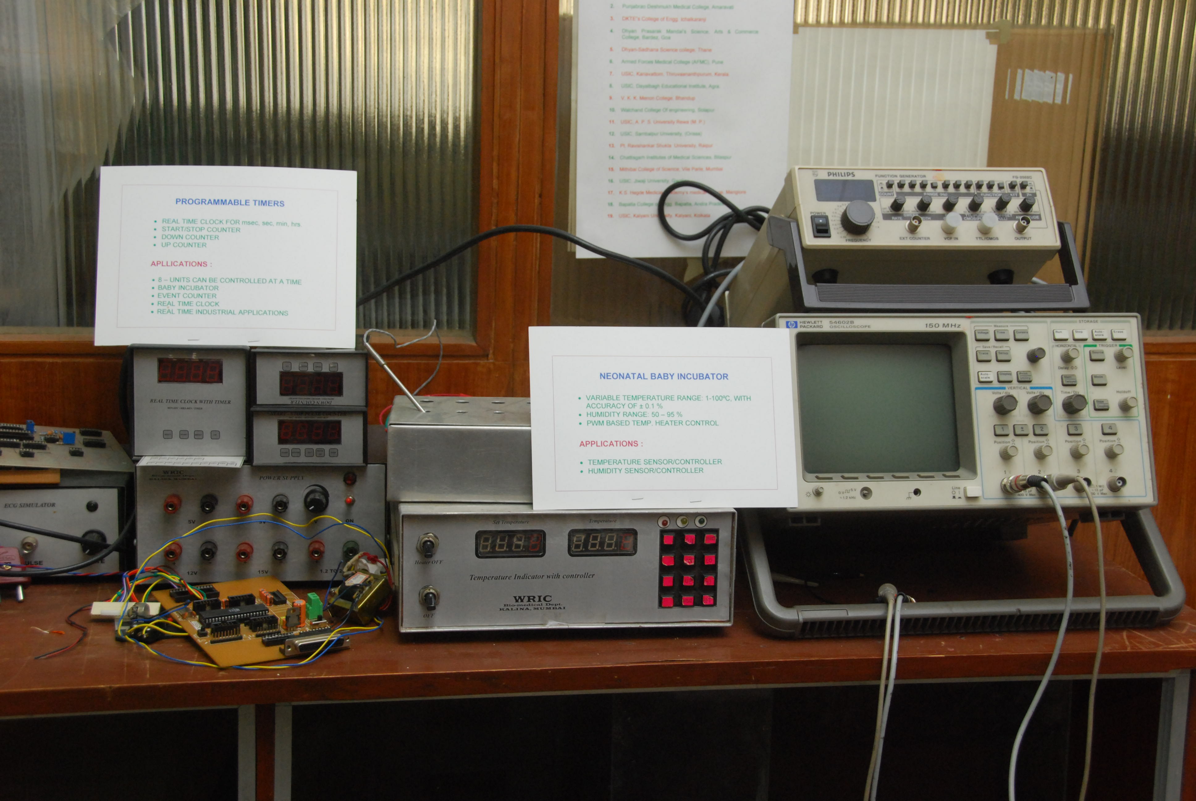 Infrared drying system developed under UGC project